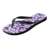 INSELPLUMERIEN (LILA) BADESANDALEN (Schrägansicht)