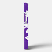 INSELPLUMERIEN (LILA) Case-Mate iPhone HÜLLE (Rückseite / Links)