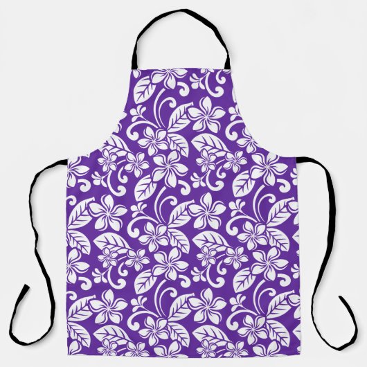 INSELPLUMERIEN (LILA) SCHÜRZE (Vorderseite)