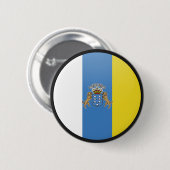 Inselqualität Flaggen-Kreis Button (Vorne & Hinten)