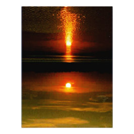 Inselsonnenuntergang                    Fotovergrö Fotodruck