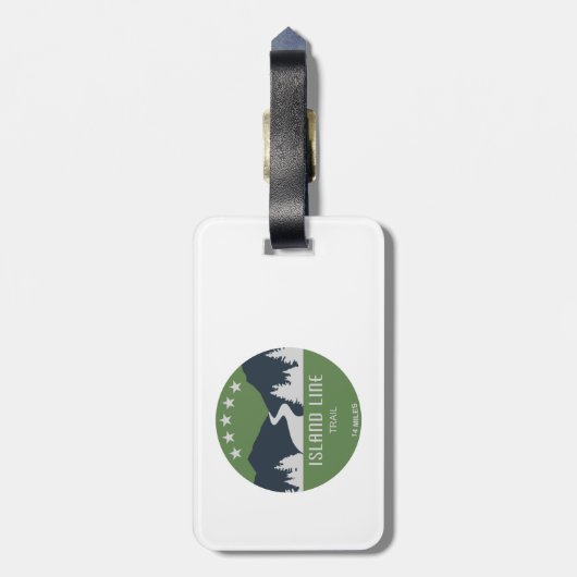 Inselstrecke Gepäckanhänger (Rückseite vertikal)