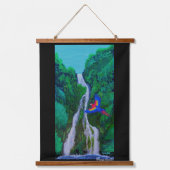 Inselträumen Wandteppich Mit Holzrahmen (Vorderseite)