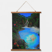 Inselträumen Wandteppich Mit Holzrahmen (Vorderseite 3)