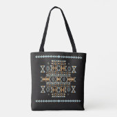 Inseltribal-Launen-Tasche Tasche (Rückseite)