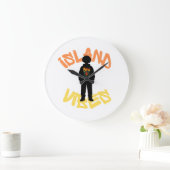 Inselvibes Große Wanduhr (Zuhause)