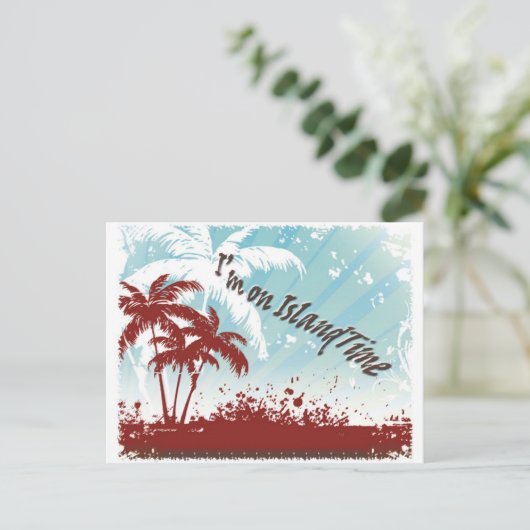 Inselzeit Postkarte (Stehend Vorderseite)