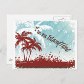 Inselzeit Postkarte (Vorne/Hinten)