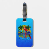 Inselzeit Sonnenuntergang Gepäckanhänger (Rückseite vertikal)