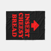 Insert Cheesy Bread Fleecedecke (Vorderseite (Horizontal))