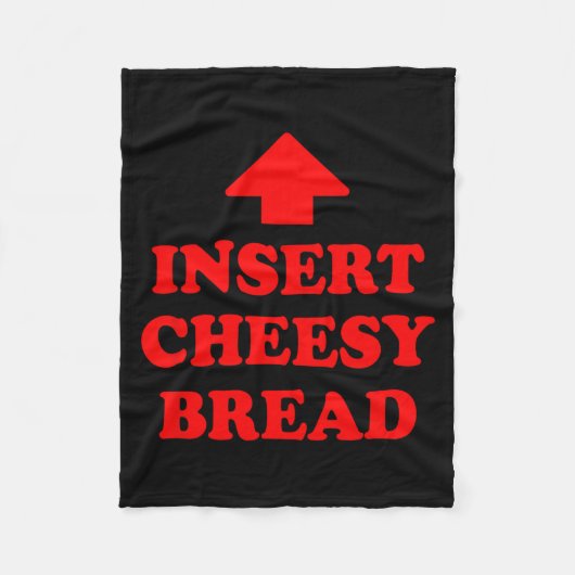 Insert Cheesy Bread Fleecedecke (Vorderseite)