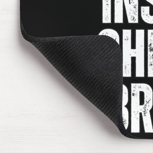 Insert Cheesy Bread Funny Food Lover Zza Bread Hum Mousepad (Ecke)