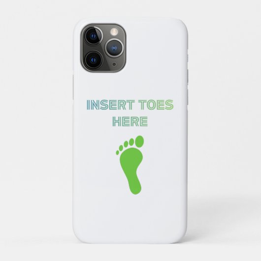 Insert Toes Here Case-Mate iPhone Hülle (Rückseite)