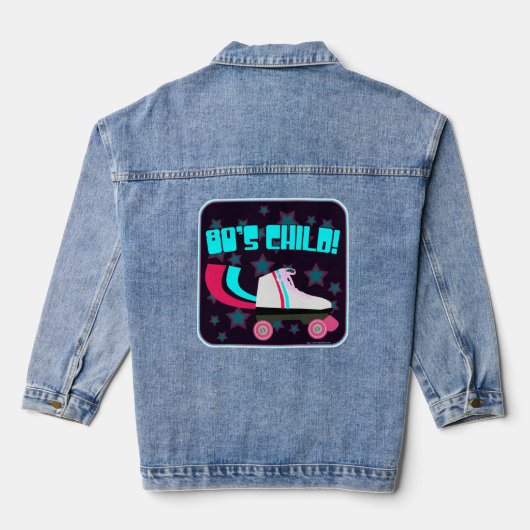 Insgesamt 80 Kinderspass Epic Flashback Skate Logo Jeansjacke (Rückseite)