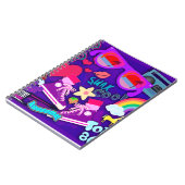 Insgesamt achtzig Lila Collage Notizblock (Linke Seite)