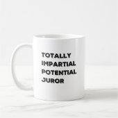 INSGESAMT POTENZIELLER JUROR-T - Shirt Kaffeetasse (Links)