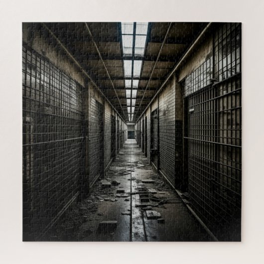 Inside a Abandoned Gefängnis Puzzle (Vertikal)