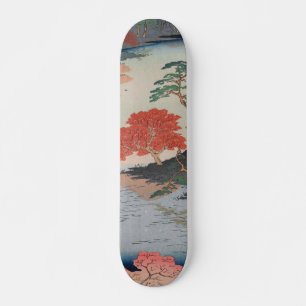 Inside Akiba Shrine Vintage ukiyo-e japanische Kun Skateboard