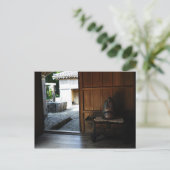 Inside an Okinawan Zuhause Postkarte (Stehend Vorderseite)