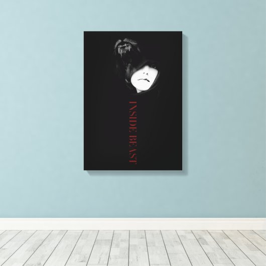 INSIDE BEAST LEINWANDDRUCK (Insitu (Holzboden))