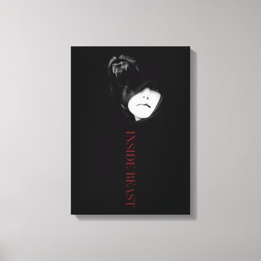 INSIDE BEAST LEINWANDDRUCK (Vorderseite)