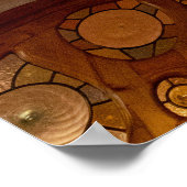 Inside Casa Battlo in Barcelona Poster (Ecke)