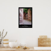 Inside Castle Walls-Heidelberg, Deutschland Poster (Küche)