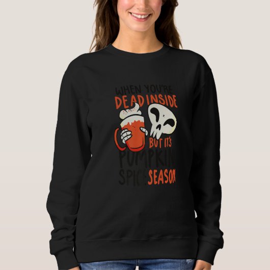 Inside dead pumpkin season sweatshirt (Vorderseite)
