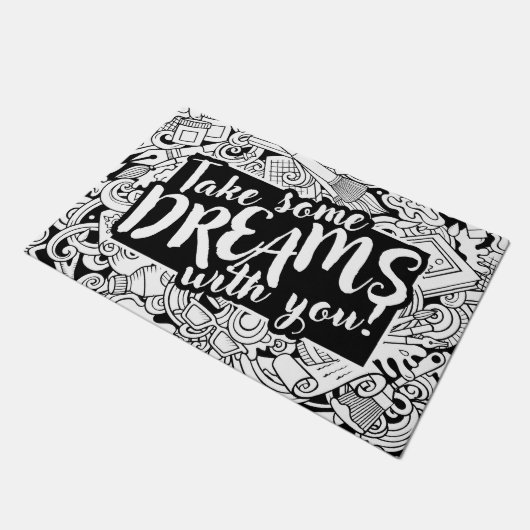 Inside Door Mat of Encouragement Fußmatte (Schrägansicht)