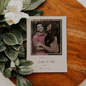 Inside Frame Modern Save the Date Foto Card