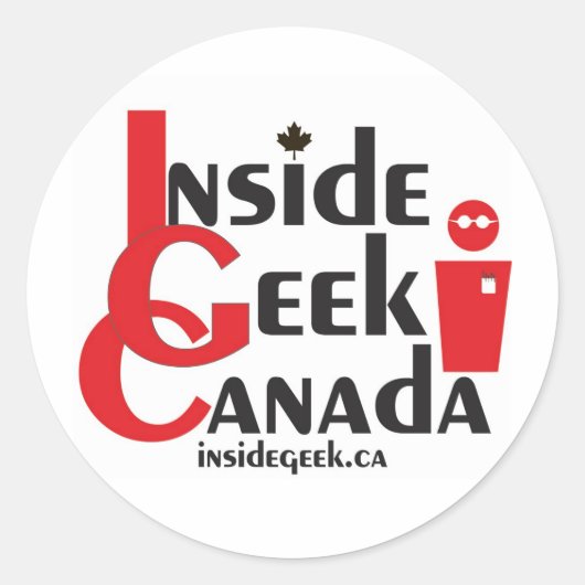 Inside Geek Canada Stickers (Vorderseite)