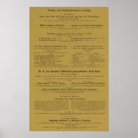 Inside Historic Geographic atlas Poster (Vorne)