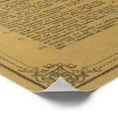 Inside Historischgeographischer Hand Atlas Poster (Ecke)