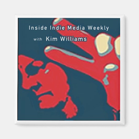 Inside Indie Media Weekekly Square Magnet (Vorne)