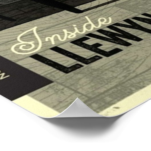 Inside Llweyn Davis Poster (Ecke)