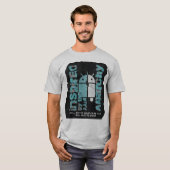 Inside My Head Android Street Art Tech Grafikdesig T-Shirt (Vorne ganz)