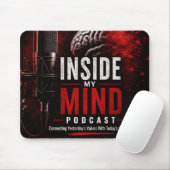 Inside My Mind Podcast Mauspad (Mit Mouse)