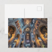 Inside Notre-Dame Postkarte (Vorne/Hinten)