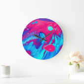 Inside of a lava lamp große wanduhr (Zuhause)