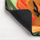 Inside Orange Tulip Mousepad (Ecke)