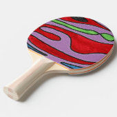 "Inside out" Abstrakt Ping Pong Paddle Tischtennis Schläger (Vorderseite)