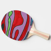 "Inside out" Abstrakt Ping Pong Paddle Tischtennis Schläger (Seitenansicht)