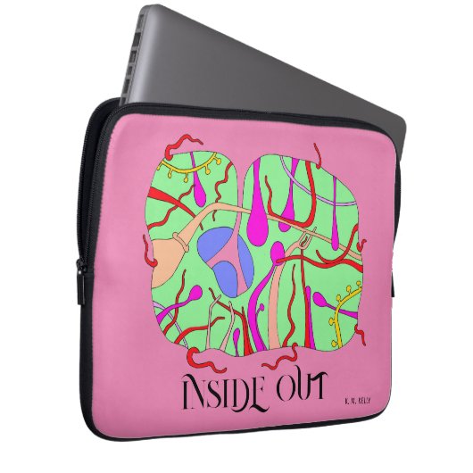 Inside Out - Elektronik-Bag Laptopschutzhülle (Vorne Rechts)