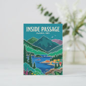 Inside Passage Alaska Postkarte (Stehend Vorderseite)