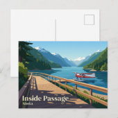 Inside Passage USA Postkarte (Vorne/Hinten)