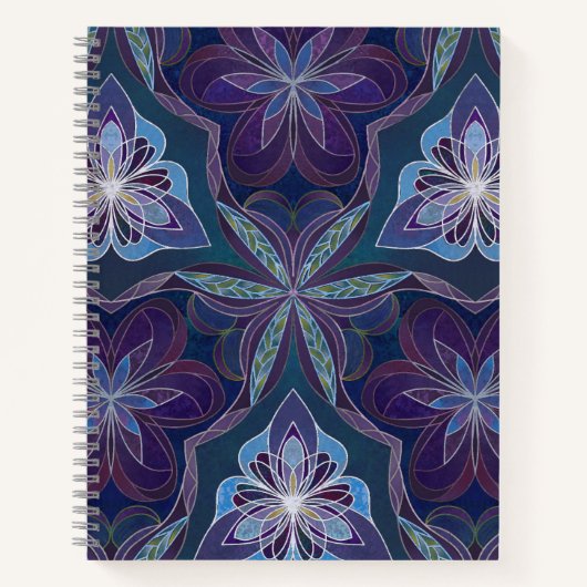 "Inside the Magnolia Mirror" Spiralblock Notizblock (Vorderseite)