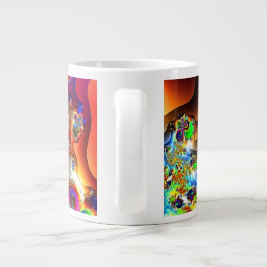 'Inside the Singularity' Jumbo-Tasse (Rückseite)