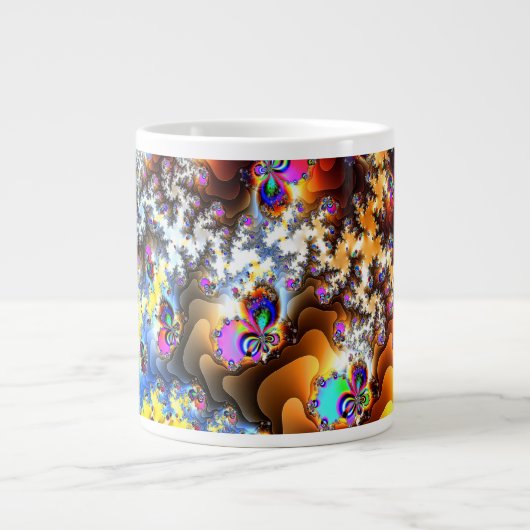 'Inside the Singularity' Jumbo-Tasse (Vorderseite)