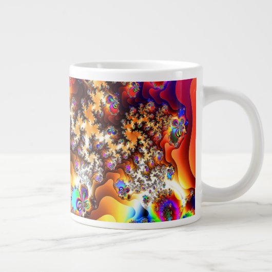 'Inside the Singularity' Jumbo-Tasse (Rechts)