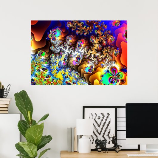 'Inside the Singularity' Poster (Heimbüro)